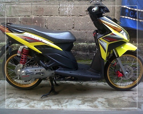 Modifikasi vario 110 125 150 techno cw fi esp airbrush ban 