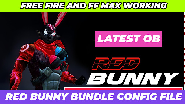 Red Bunny Warrior Bundle Config Glitch Zip File Free Fire