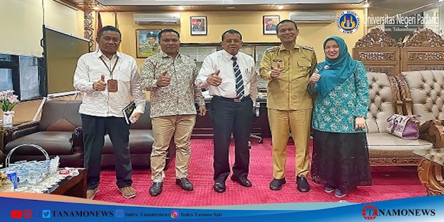 Rektor UNP Mengapresiasi Kemajuan Pembangunan Kota Pariaman 