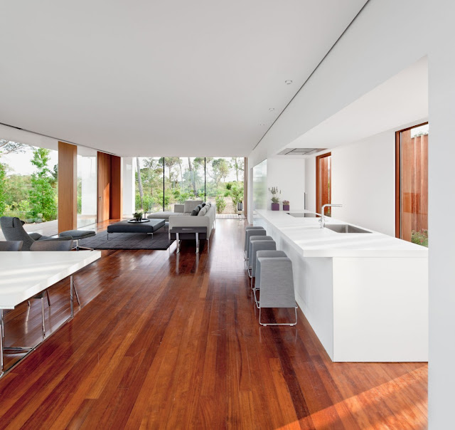 Modern white kitchen