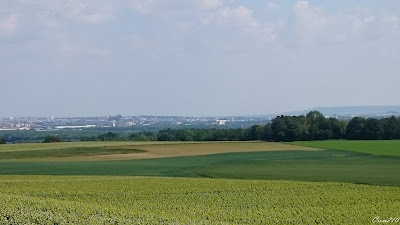 Reims et le Mont Sinaï, vue en zoom