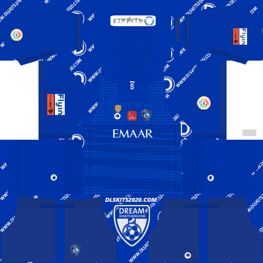 Al hilal Fc kits 2019-2020 (Saudi Arabia) Nike in Kit Dream League Soccer 2019 (Home)