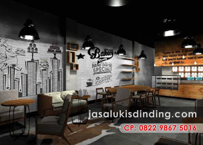  Desain Motif Dinding Cafe Unik dan Keren