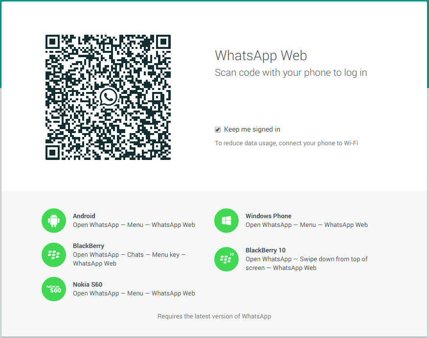 Whatsapp WEB QR