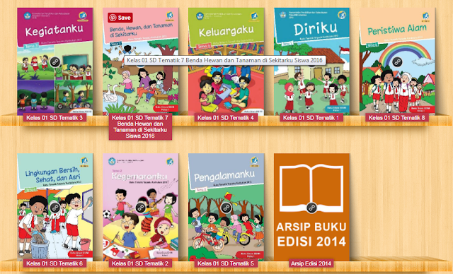 Buku Kelas 1 SD Kurikulum 2013 Edisi Revisi 2016