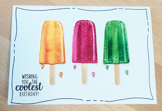 Sunny Studio Stamps: Perfect Popsicles Customer Card by Elfebimbam