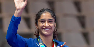 1- Vinesh Phogat becomes first Indian wrestler to qualify for 2020 Tokyo Olympics