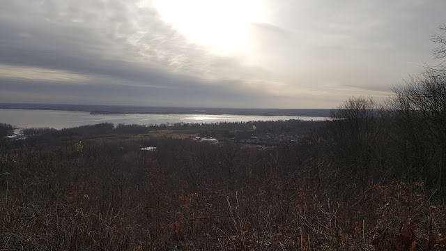 Vue à partir du sommet du Calvaire d'Oka