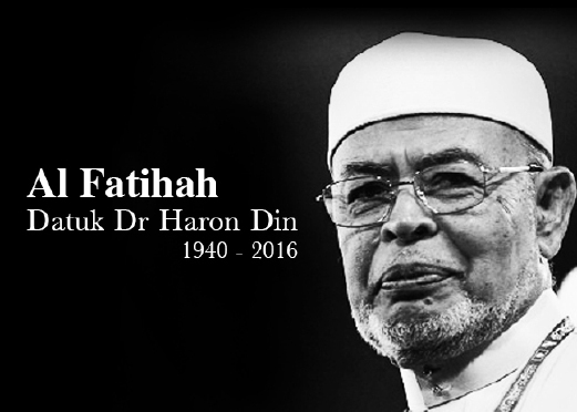 AL-FATIHAH: Tuan Guru Datuk Dr. Haron Din Meninggal Dunia 