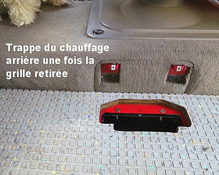 Chauffage arrière du VW T4