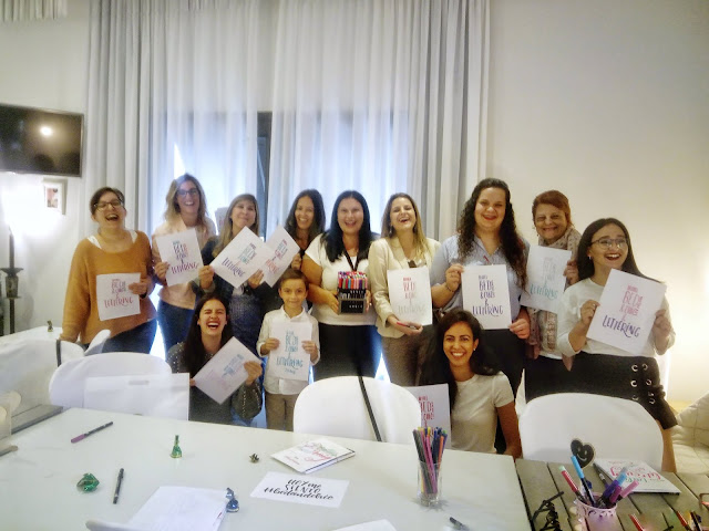 Mini taller de Lettering en el Hotel Bed and Chic de Las Palmas de Gran Canaria