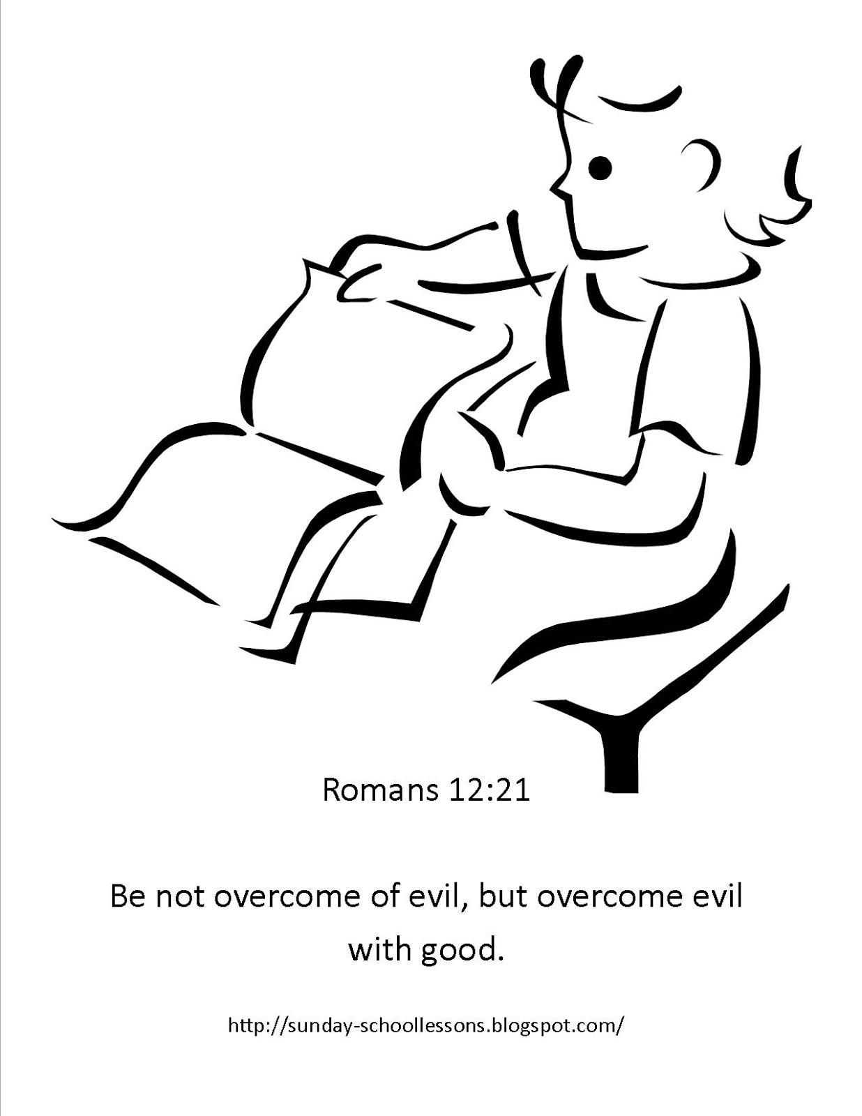 Get the Romans 12 Coloring Page