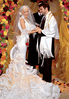 christina aguilera wedding