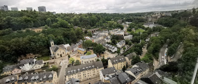 Vistas desde el Pfaffenthal Panoramic Elevator. Ciudad de Luxemburgo.