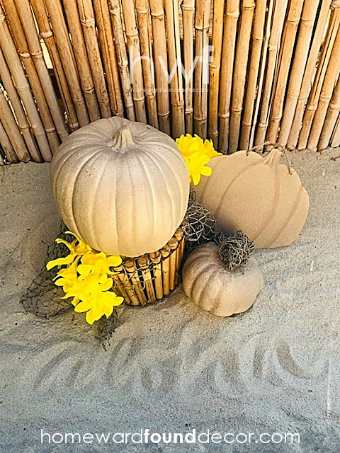 coastal grandmother,fall,pumpkins,painting,faux finish,tutorial,home decor,decorating,diy decorating,DIY,re-purposing,beach style,coastal style,boho style,pumpkin decor,painted pumpkins,no carve pumpkin decor,coastal fall home decor,beachy fall home decor,autumn decor,fall decor,paint tips.