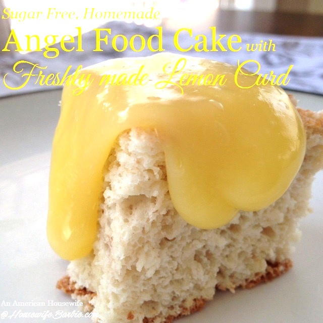 An American Housewife: Sugar Free Angel Food Cake and ...