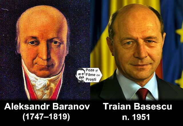 Asemanarea dintre Alexandr Baranov si Traian Basescu