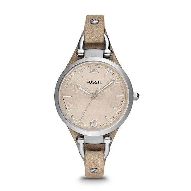 Fossil Georgia Analog Peach Dial Women's Watch