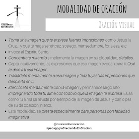 Modalidades de Oración - Oración Visual