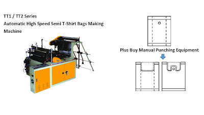 Semi T-Shirt Bags Making Machine