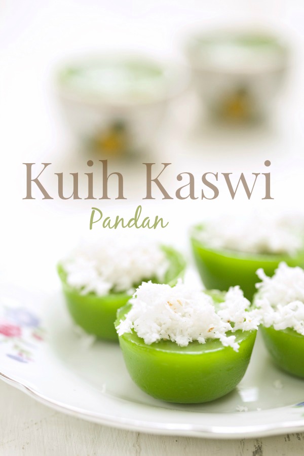 Kuih Kaswi Pandan - masam manis