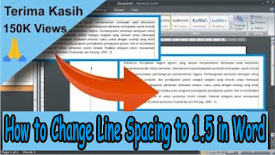 How to Change Line Spacing to 1.5 in Word