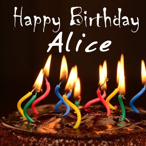 happy birthday alice images
