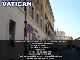 The Embassy is a piece of our country in a foreign territory where every Filipinos feel safe and secured. No matter where you are in the world, may you be an immigrant or an overseas Filipino worker (OFW) you need to know the locations of our embassies and consulates.  Information is power and here we are providing you all that you need to know the whereabouts of the Philippine embassies around the world and how to get in touch with them.  Advertisement         Sponsored Links                  EMBASSY OF THE REPUBLIC OF THE PHILIPPINES, BUENOS AIRES   Hon. (Ms.) Lolita B. Capco   Chargé d' Affaires, a.i.   Zapiola 1701, C1426AUI   Buenos Aires, Argentina   Tel. Nos.: (+54-11) 4554-4015; 4554-4856   Fax No.: (+54-11) 4554-9194   Duty Officer No.: (+549-11) 6700-2333   Consular Mobile Hotline No.: (+549-11) 6700-5111   Email: buenosaires.pe@dfa.gov.ph / pheba@fibertel.com.ar   Website: http://buenosairespe.dfa.gov.ph   Facebook: @PHinArgentina      EMBASSY OF THE REPUBLIC OF THE PHILIPPINES, CANBERRA   H.E. (Ms.) Minda Calaguian-Cruz   Ambassador Extraordinary and Plenipotentiary   1 Moonah Place, Yarralumla, Canberra, A.C.T. 2600   P.O. Box 3297, Manuka, A.C.T. 2603   Tel. Nos.: (+61-2) 6273-2535; 6273-2536   Fax No.: (+61-2) 6273-3984   Duty Officer No.: (+61) 4087-35383   Email: canberra.pe@dfa.gov.ph / canberra.pe@philembassy.org.au   Website: www.canberrape.dfa.gov.ph / www.philembassy.org.au     PHILIPPINE CONSULATE GENERAL, SYDNEY Hon. (Ms.) Melanie Rita B. Diano  Acting Head of Post  Philippine Centre, Level 1  27-33 Wentworth Avenue, Sydney NSW 2000  Tel. No.: (+61-2) 9262-7377  Fax No.: (+61-2) 9262-7355  Emergency No.: (+61) 415-426400  Email: sydney.pcg@dfa.gov.ph / communications@philippineconsulate.com.au  Website: www.sydneypcg.dfa.gov.ph / www.philippineconsulate.com.au    EMBASSY OF THE REPUBLIC OF THE PHILIPPINES, VIENNA  H.E. (Ms.) Maria Cleofe R. Natividad  Ambassador Extraordinary and Plenipotentiary  20th and 21st Floor, ARES Tower  Donau-City-Strasse 11, A-1220  Vienna, Austria  Tel. No.: (+43-1) 533-2401  Fax No.: (+43-1) 533-2401/24  Emergency No.: (+43-6991) 232-2034  Email: vienna.pe@dfa.gov.ph / vienna.pm@dfa.gov.ph / office@philippine-embassy.at  Website: www.viennape.dfa.gov.ph / www.philippine-embassy.at    EMBASSY OF THE REPUBLIC OF THE PHILIPPINES, MANAMA  H.E. (Mr.) Alfonso A. Ver  Ambassador Extraordinary and Plenipotentiary  Villa No. 939, Road No. 3220, Block 332, Bu-Asheera (Mahooz Area)  Manama, Kingdom of Bahrain  P.O. Box 26681, Manama , Kingdom of Bahrain  Tel. Nos.: (+973) 1772-1234 (4 lines)  Fax No.: (+973) 1772-0827  Duty Officer No.: (+973) 3995-3235  Email: manama.pe@dfa.gov.ph / manamape@batelco.com.bh  Website: www.manamape.dfa.gov.ph  Facebook: @PHLinBahrain    EMBASSY OF THE REPUBLIC OF THE PHILIPPINES, DHAKA  H.E. (Mr.) Vicente Vivencio T. Bandillo  Ambassador Extraordinary and Plenipotentiary  House No. 2F, NE(D), Road 73G, Gulshan 2  Dhaka, Bangladesh  Tel. Nos.: (+880) 29881-590 to 92  Fax No.: (+880) 29881-593  Hotline No.: (+880) 1915-477731  Email: dhaka.pe@dfa.gov.ph / philemb2@aknetbd.com  Website: www.dhakape.dfa.gov.ph  Facebook: @PHinBangladesh      EMBASSY OF THE REPUBLIC OF THE PHILIPPINES, BRUSSELS  Hon. (Mr.) Alan L. Deniega  Chargé d' Affaires, a.i.  297 Avenue Moliere, 1050  Brussels, Belgium  Tel Nos.: (+32-2) 34033-77 to 78  Fax No.: (+32-2) 345-6425  Duty Officer No.: (+32-4) 8860-9177  Email: brussels.pe@dfa.gov.ph; brusselspe@gmail.com  Website: www.brusselspe.dfa.gov.ph  Facebook: @PHinBelgium      EMBASSY OF THE REPUBLIC OF THE PHILIPPINES, BRASILIA     Hon. (Ms.) Marichu B. Mauro   Chargé d' Affaires, a.i.   SEN 801 - Asa Norte, Brasilia   DF CEP: 70800-910-Brazil   Tel. Nos.: (+55-61) 3224-8694; 3223-5143   Hotline No.: (+55-61) 9 9389-3042   Email: brasilia.pe@dfa.gov.ph / brasiliape@brturbo.com.br   Website: www.brasiliape.dfa.gov.ph / www.philembassybrasilia.org       EMBASSY OF THE REPUBLIC OF THE PHILIPPINES, BRUNEI   H.E. (Mr.) Meynardo LB. Montealegre   Ambassador Extraordinary and Plenipotentiary   Simpang 336, Diplomatic Enclave, Jalan Kebangsaan,   Bandar Seri Begawan, BA 2312, Brunei Darussalam   Tel. Nos.: (+673) 224-1465; 224-1466   Fax No.: (+673) 223-7707   Consular / ATN Hotline No.: (+673) 871-4881   OWWA 24-hour Hotline No.: (+673) 729-1315   POLO 24-hour Hotline No.: (+673) 729-1316   Email: brunei.pe@dfa.gov.ph / philippineembassy.brunei@gmail.com   Website: www.bruneipe.dfa.gov.ph / www.pebrunei.org     EMBASSY OF THE REPUBLIC OF THE PHILIPPINES, PHNOM PENH  H.E. (Mr.) Christopher B. Montero  Ambassador Extraordinary and Plenipotentiary  No. 182 Preah Norodom Blvd.  Sangkat Tonle Bassac, Khan Chamkarmon  Phnom Penh, Kingdom of Cambodia  P.O. Box 2018  Tel. Nos.: (+855-23) 222-303; 222-304  Fax No.: (+855-23) 215-143  Emergency No.: (+855) 98-888-771 | (+855) 98-888-529  Email: phnompenh.pe@dfa.gov.ph | phnompenhpe@ezecom.com.kh  Website: www.phnompenhpe.dfa.gov.ph  Facebook: @PHLinCambodia    EMBASSY OF THE REPUBLIC OF THE PHILIPINES, OTTAWA  H.E. (Ms.) Petronila P. Garcia   Ambassador Extraordinary and Plenipotentiary   30 Murray Street   Ottawa, Ontario, K1N 5M4, Canada   Tel. No.: (+1-613) 233-1121   Fax No.: (+1-613) 233-4165   Duty Officer No.: (+1-613) 614-2846   Email: ottawa.pe@dfa.gov.ph / embassyofphilippines@rogers.com  Website: www.ottawape.dfa.gov.ph  Facebook: @PHinCanada       EMBASSY OF THE REPUBLIC OF THE PHILIPPINES, SANTIAGO  Hon. (Mr.) Marcos A.S. Punsalang   Chargé d' Affaires, a.i.   Felix de Amesti No. 367   Las Condes, Santiago, Chile   Tel. Nos.: (+562) 2208-1313; 2208-1939   Emergency No.: (+569) 9427-20320   Hotline No.: (+562) 2228-1670   Email: santiago.pe@dfa.gov.ph / embassyfilipinas@gmail.com   Website: www.santiagope.dfa.gov.ph    Facebook: @PHinChile     EMBASSY OF THE REPUBLIC OF THE PHILIPPINES, BEIJING  H.E. (Mr.) Jose Santiago L. Sta. Romana   Ambassador Extraordinary and Plenipotentiary   23 Xiu Shui Bei Jie, Jianguomenwai, Beijing, 100600   People’s Republic of China   Tel. Nos.: (+86-10) 6532-2518; 6532-2451; 6532-1872   Fax Nos.: (+86-10) 6532-3761; 6532-1921 (Consular Section)   Hotline Nos.: (+86) 1391-1180-495 (ATN); (+86) 1381-1120-334 (Duty Officer)   Email: beijing.pe@dfa.gov.ph | philippineembassy@yahoo.com   Website: www.beijingpe.dfa.gov.ph    PHILIPPINE CONSULATE GENERAL, CHONGQING  Hon. (Ms.) Olivia V. Palala   Consul General   Unit 2903-2905, 29th Floor, Metropolitan Oriental Plaza   68 Zourong Road, Yuzhong District, Chongqing 400010   People's Republic of China   Tel. Nos.: (+86-23) 6381-0832; 6380-9532   Telefax No.: (+86-23) 6372-9809   Hotline Nos.: (+86) 1361-7678-321; (+86) 1582-3972-513 (ATN)   (+86) 1580-8057-032 (Duty Officer)   Email: chongqing.pcg@dfa.gov.ph / chongqingpcg@gmail.com     Website: www.chongqingpcg.dfa.gov.ph      PHILIPPINE CONSULATE GENERAL, GUANGZHOU  Hon. (Mr.) Ajeet-Victor S. Panemanglor   Acting Head of Post   Room Nos. 706-712, Guangdong International Bldg.   339 Huanshi Dong Lu, Guangzhou, Guangdong, 510098   People’s Republic of China   Tel. Nos.: (+86-20) 8331-1461; 8331-0996   Fax No.: (+86-20) 8333-0573   Hotline Nos.: (+86) 1392-4099-636 (Duty Officer); (+86) 1357-0008-063 (ATN)   Email: guangzhou.pcg@dfa.gov.ph / philcongenguangzhou@yahoo.com   Website: www.guangzhoupcg.dfa.gov.ph    PHILIPPINE CONSULATE GENERAL, XIAMEN  Hon. (Mr.) Julius Caesar A. Flores   Consul General   No. 2 and 3, Lingxiang Li, Lianhua Xin Cun   Siming District, Xiamen City 361009   People's Republic of China   Tel. Nos.: (+86-592) 513-0366; 513-0355   Fax No.: (+86-592) 553-0803   ATN Hotline No.: (+86) 1390-6036-614   Duty Officer No.: (+86) 1890-5921-595   Email: xiamen.pcg@dfa.gov.ph / xiamenpc@yahoo.com   Website: xiamenpcg.dfa.gov.ph    PHILIPPINE CONSULATE GENERAL, MACAU  Hon. (Ms.) Lilybeth R. Deapera   Consul General   Units 1404-1406, 14/F AIA Tower   Avenida Comercial de Macau   Macau SAR   Tel. No.: (+853) 2875-7111   Fax No.: (+853) 2875-7227   Hotline Nos.:(+853) 6698-1900 (ATN); 6687-2509 (POLO & OWWA)   Email: macau.pcg@dfa.gov.ph / pcgmacao@gmail.com   Website: www.macaupcg.dfa.gov.ph  Facebook: @PHinMacau    PHILIPPINE CONSULATE GENERAL, SHANGHAI  Hon. (Mr.) Wilfredo R. Cuyugan   Consul General   Suite 301 Metrobank Plaza,   1160 West Yan’An Road, Changning District, Shanghai 200052   People’s Republic of China   Tel. No.: (+86-21) 6281-8020   Fax No.: (+86-21) 6281-8023   Hotline No.: (+86) 1391 747-7112   Email: shanghai.pcg@dfa.gov.ph / shanghaipcg@hotmail.com   Website: www.shanghaipcg.dfa.gov.ph    PHILIPPINE CONSULATE GENERAL, HONG KONG  Hon. (Mr.) Antonio A. Morales   Consul General   14th Floor, United Centre, 95 Queensway, Admiralty   Hong Kong SAR   Tel. No.: (+852) 2823-8501   Fax Nos.: (+852) 2866-9885; 2866-8559   Hotline Nos.: (+852) 915-54023 (Consular); (+852) 552-91880 (Labor)   (+852) 634-59324 (OWWA)   Email: hongkong.pcg@dfa.gov.ph / hongkongphilcongen@gmail.com   Website: www.hongkongpcg.dfa.gov.ph Facebook: @PHLinHK     EMBASSY OF THE REPUBLIC OF THE PHILIPPINES, PRAGUE  Hon. (Mr.) Juan E. Dayang, Jr.  Chargé d' Affaires, a.i.  Senovazne Namesti 8, Prague 1, 110 00,  Czech Republic  Tel. Nos.: (+420) 224-216397; 224-216400; 224-216385  Fax No.: (+420) 224-216390  Duty Officer No.: (+420) 607-850-764  Email: prague.pe@dfa.gov.ph / praguepe@gmail.com   Website: www.praguepe.dfa.gov.ph  Facebook: @PHinCzechRepublic     EMBASSY OF THE REPUBLIC OF THE PHILIPPINES, CAIRO  H.E. (Mr.) Leslie J. Baja  Ambassador Extraordinary and Plenipotentiary  Road 200, Villa 28 Degla, Maadi, Cairo  Arab Republic of Egypt  Tel. Nos.: (+20-2) 2521-3045; 2521-3062; 2521-3064; 2521-3065  Fax No.: (+20-2) 2521- 3048  ATN No.: (+20-122) 743-6472  Duty Phone No.: (+20-128) 895-1110  Email: cairo.pe@dfa.gov.ph / info@philembassycairo.org  Website: www.cairope.dfa.gov.ph  Facebook: @PHinEgypt      EMBASSY OF THE REPUBLIC OF THE PHILIPPINES, PARIS  H.E. (Ms.) Ma. Theresa P. Lazaro  Ambassador Extraordinary and Plenipotentiary  4 Hameau de Boulainvilliers, 45 rue du Ranelagh  75016 Paris, France  Tel Nos.: (+33-1) 4414-5700; 4414-5701/12 (Consular)  Fax No.: (+33-1) 464-75600  Emergency No.: (+33-6) 205-92515  Email: paris.pe@dfa.gov.ph | parispe.dfa@gmail.com  Website: www.parispe.dfa.gov.ph  Facebook: @PHinFrance      EMBASSY OF THE REPUBLIC OF THE PHILIPPINES, BERLIN  Hon. (Ms.) Lillibeth V. Pono  Chargé d' Affaires, a.i.  2nd Floor, Haus Cumberland  Kurfürstendamm 194, 10707 Berlin  Federal Republic of Germany  Tel. No.: (+49-30) 864-950022  Fax No.: (+49-30) 873-2551  Duty Officer No.: (+49) 173-521-5703  Email: berlin.pe@dfa.gov.ph / info@philippine-embassy.de  Website: www.berlinpe.dfa.gov.ph / www.philippine-embassy.de  Facebook: @PHinGermany      EMBASSY OF THE REPUBLIC OF THE PHILIPPINES, ATHENS  Hon. (Ms.) Rosario P. Lemque  Chargé d' Affaires, a.i.  26 Antheon Street, Paleo Psychico 154-52  Athens, Greece  Tel. Nos. (+30-210) 672-1883; 672-1837  Fax No. (+30-210) 672-1872  Duty Officer No. (+30) 697-4319-539  Email: athens.pe@dfa.gov.ph / phembathens@gmail.com  Website: www.athenspe.dfa.gov.ph  Facebook: @PHLinGreece      EMBASSY OF THE REPUBLIC OF THE PHILIPPINES, BUDAPEST  H.E. (Ms.) Maria Fe T. Pangilinan  Ambassador Extraordinary and Plenipotentiary  1026 Budapest, Gabor Aron utca 58  Hungary  Tel. No.: (+36-1) 391-4300  Fax No.: (+36-1) 200-5528  Duty Officer No.: (+36) 30-202-1760  Email: budapest.pe@dfa.gov.ph / phbuda@philembassy.hu  Website: www.budapestpe.dfa.gov.ph  Facebook: @PHLinHungary      EMBASSY OF THE REPUBLIC OF THE PHILIPPINES, NEW DELHI  H.E. (Ms.) Ma. Teresita C. Daza  Ambassador Extraordinary and Plenipotentiary  50-N, Nyaya Marg, Chanakyapuri,  New Delhi 110021, India  Tel. Nos.: (+91-11) 2688-9091; 2410-1120  Fax No.: (+91-11) 2687-6401  Duty Officer No.: (+91) 99-1079-7014  Email: newdelhi.pe@dfa.gov.ph / philippineembassynewdelhi@gmail.com  Website: www.newdelhipe.dfa.gov.ph       EMBASSY OF THE REPUBLIC OF THE PHILIPPINES, JAKARTA  Hon. (Ms.) Shirlene C. Mananquil  Chargé d' Affaires, a.i  Jl. Imam Bonjol No. 8 Menteng, Jakarta Pusat 10310  Indonesia  Tel. No.: (+62-21) 310-0334  Fax No.: (+62-21) 315-1167  Emergency No.: (+62) 878-8537-3275  Email : jakarta.pe@dfa.gov.ph / jakartape@gmail.com  Website: www.jakartape.dfa.gov.ph / www.philembjkt.com  Facebook: @PHLinIndonesia    PHILIPPINE CONSULATE GENERAL, MANADO  Hon. (Mr.) Oscar G. Orcine  Consul General  Jalan 17 Augustus No. 30A, TanjungBatu, Manado  North Sulawesi, Indonesia 95119  Tel Nos.: (+62-431) 861-178; 856-379  Fax No.: (+62-431) 862-365  Hotline Nos.: (+62) 811-431-130 (ATN); (+62) 811-432-1132 (Duty Officer)  Email : manado.pcg@dfa.gov.ph / fsp.manadopcg@gmail.com  Website: www.manadopcg.dfa.gov.ph      EMBASSY OF THE REPUBLIC OF THE PHILIPPINES, TOKYO  H.E. (Mr.) Jose C. Laurel  Ambassador Extraordinary and Plenipotentiary  5-15-5, Roppongi Minato-ku  Tokyo 106-8537, Japan  Tel. Nos.: (+81-3) 5562-1600 / 1601 / 1602 / 1604 / 1605  Fax No.: (+81-3) 5562-1603  Emergency No.: (+8180) 4928-7979 (ATN)  Email: tokyo.pe@dfa.gov.ph / phjp@gol.com  Website: www.tokyope.dfa.gov.ph / www.tokyo.philembassy.net  Facebook:@PHLinJapan    PHILIPPINE CONSULATE GENERAL, OSAKA  Hon. (Ms.) Maria Aileen H. Bugarin  Consul General  24/F Twin 21 MID Tower, 2-1-61 Shiromi, Chuo-ku  Osaka, Japan  Tel. No.: (+81-6) 6910-7999  Fax No.: (+81-6) 6910-8750  Emergency No.: (+81-90) 4036-7984  Email: osaka.pcg@dfa.gov.ph; queries.osakapcg@gmail.com  Website: www.osakapcg.dfa.gov.ph      EMBASSY OF THE REPUBLIC OF THE PHILIPPINES, AMMAN  H.E. (Ms.) Junever M. Mahilum-West  Ambassador Extraordinary and Plenipotentiary  Villa No. 1 and No. 12 Al Halab Street corner  Al Suleiman Al Bilbeesi Street, Abdoun  Amman, Jordan  Tel Nos.: (+962-6) 592-3748; 592-9402; 592-9403  Fax No.: (+962-6) 5923-744  ATN Nos.: (+962) 7790-77775; 7790-77776; 7790-77778  Mobile Hotline No.: (+962) 7779-88818  Email: amman.pe@dfa.gov.ph / ammanpe@orange.jo / pe.amman@gmail.com  Website: www.ammanpe.dfa.gov.ph / www.philembassy-amman.net  Facebook: @ammanpe      EMBASSY OF THE REPUBLIC OF THE PHILIPPINES, NAIROBI  H.E. (Mr.) Uriel Norman R. Garibay  Ambassador Extraordinary and Plenipotentiary  P.O. Box 47941-00100, State House Road  Nairobi, Kenya  Duty Office No.: (+254) 736-310-049  Email: nairobi.pe@dfa.gov.ph / pe.nairobi@gmail.com  Website: www.nairobipe.dfa.gov.ph  Facebook:@PHLinKenya      EMBASSY OF THE REPUBLIC OF THE PHILIPPINES, SEOUL  H.E. (Mr.) Raul S. Hernandez  Ambassador Extraordinary and Plenipotentiary  80 Hoenamu-ro, Yongsan-Gu, Seoul  Republic of Korea 04346  Tel. Nos.: (+82-2) 796-7387 to 89  Fax No.: (+82-2) 796-0827  Hotline Nos.: (+82-10) 9365-2312 (Emergency); (+82-10) 9263-8119 (ATN)  (+82-10) 9385-0535 (Passport)  Email: seoul.pe@dfa.gov.ph / seoulpe@philembassy-seoul.com  Website: www.seoulpe.dfa.gov.ph / www.philembassy-seoul.com  Facebook: @PHinKorea        EMBASSY OF THE REPUBLIC OF THE PHILIPPINES, KUWAIT  H.E. (Mr.) Renato Pedro O. Villa  Ambassador Extraordinary and Plenipotentiary  Block 1, Street 101, Villa 817, corner Abdullah Abdul Azis Al Humaidi Street,  Al Siddeeq Area, South Surra  State of Kuwait  Tel. Nos.: (+965) 2252-8422; 2251-1806; 2251-1807  Fax No.: (+965) 2251-1805  Hotline Nos.: (+965) 6518-4433; 6990-2188 (Consular)  (+965) 9800-5115; 6500-2612; 6990-2264 (ATN)  Email: kuwait.pe@dfa.gov.ph / kuwaitpe@philembassykuwait.gov.kw / kuwaitpe@gmail.com  Website: www.kuwaitpe.dfa.gov.ph / www.philembassykuwait.gov.kw  Facebook: @PEinKuwait      EMBASSY OF THE REPUBLIC OF THE PHILIPPINES, VIENTIANE  H.E. (Ms.) Belinda M. Ante  Ambassador Extraordinary and Plenipotentiary  Phontan Rd., 071 Saphantong Neua  Sisattanak District, Vientiane  Lao People’s Democratic Republic  P.O. Box 2415  Tel Nos.: (+856-21) 452-490; 452-491  Fax No. (+856-21) 452-493  Duty Phone: (+856-20) 555-35878  Email: vientiane.pe@dfa.gov.ph / pelaopdr@laotel.com  Website: www.vientianepe.dfa.gov.ph       EMBASSY OF THE REPUBLIC OF THE PHILIPPINES, BEIRUT  H.E. (Ms.) Bernardita L. Catalla  Ambassador Extraordinary and Plenipotentiary  W Building, Rue Mar Geries, Hadath, Baabda  Mount Lebanon, Lebanon  Tel. No.: (+961-5) 953-522  Fax No.: (+961-5) 953-521  Hotline No.: (+961-3) 859-430  Email: beirut.pe@dfa.gov.ph  Website: www.beirutpe.dfa.gov.ph  Facebook: @PHLinLebanon      EMBASSY OF THE REPUBLIC OF THE PHILIPPINES, TRIPOLI  Hon. (Mr.) Mardomel Celo D. Melicor  Chargé d' Affaires, e.p.  Km. 7 Gargaresh Road, Abu Nawas  Tripoli, Libya  P.O. Box 12508, Tripoli, Libya  Hotline No.: (+218) 91 824-4208  POLO Hotline No.: (+218) 92 48-5473  Email: tripoli.pe@dfa.gov.ph / owwatripoli2016@gmail.com(POLO)  Website: www.tripolipe.dfa.gov.ph  Facebook: @PHinLibya      MBASSY OF THE REPUBLIC OF THE PHILIPPINES, KUALA LUMPUR  H.E. (Mr.) Charles C. Jose  Ambassador Extraordinary and Plenipotentiary  No. 1 Changkat Kia Peng  50450 Kuala Lumpur, Malaysia  Tel. Nos. (+60-3) 2148-4233; 2148-4654; 2148-4682; 2148-6528; 2148-6538  Fax No.: (+60-3) 2148-3576  Duty Officer No.: (+6017) 347-5487  Email: kualalumpur.pe@dfa.gov.ph / webmaster@philembassykl.org.my  Website: www.kualalumpurpe.dfa.gov.ph / www.philembassykl.org.my  Facebook: @PHinMalaysia      EMBASSY OF THE REPUBLIC OF THE PHILIPPINES, MEXICO  H.E. (Mr.) Eduardo Jose A. De Vega  Ambassador Extraordinary and Plenipotentiary  Thiers 111 (corner Couvier 55),  Colonia Anzures, Delegacion Miguel Hidalgo  C.P. 11590, Mexico City Mexico  Tel. Nos.: (+52-55) 5131-8225; 5255-1438; 5545-9716; 5545-0127  Fax No.: (+52-55) 5131-8268  Duty Officer No.: (+52-155) 2771-3776  Email : mexico.pe@dfa.gov.ph / ambamexi@gmail.com / mexicope.com@gmail.com  Website: www.mexicope.dfa.gov.ph  Facebook: @PHinMexico    EMBASSY OF THE REPUBLIC OF THE PHILIPPINES, YANGON  H.E. (Mr.) Eduardo E. Kapunan, Jr.  Ambassador Extraordinary and Plenipotentiary  No. 7 Gandamar Street, Yankin Township  Yangon, Republic of the Union of Myanmar  Tel. Nos.: (+95-1) 558-150 to 153  Fax No.: (+95-1) 558-154  Duty Officer No.: (+95-9) 2507-65938  Email: yangon.pe@dfa.gov.ph / p.e.yangon@gmail.com  Website: www.yangonpe.dfa.gov.ph  Facebook: @PHinMyanmar    EMBASSY OF THE REPUBLIC OF THE PHILIPPINES, THE HAGUE  H.E. (Mr.) Jaime Victor B. Ledda  Ambassador Extraordinary and Plenipotentiary  Laan Copes Van Cattenburch 125  2585 EZ, The Hague, Netherlands  Tel. No.: (+31) 70360-4820  Fax No.: (+31) 70356-0030  Emergency No.: (+31)(0) 65261-1079  Email: thehague.pe@dfa.gov.ph / thehague@philembassy.nl  Website: thehaguepe.dfa.gov.ph  Facebook: @PHinTheNetherlands    EMBASSY OF THE REPUBLIC OF THE PHILIPPINES, WELLINGTON  H.E. (Mr.) Jesus S. Domingo  Ambassador Extraordinary and Plenipotentiary  50 Hobson Street, Thorndon, 6011 P.O. Box 120-42, Wellington 6144, New Zealand  Tel. Nos.: (+64-4) 890-3741; 890-3742; 890-3744  Fax No.: (+64-4) 890-3740 Hotline No.: (+64) 220-746-517  Email: wellington.pe@dfa.gov.ph / embassy@wellington-pe.co.nz  Website: wellingtonpe.dfa.gov.ph / www.philembassy.org.nz  Facebook: @PHLinNZ    EMBASSY OF THE REPUBLIC OF THE PHILIPPINES, ABUJA  H.E. (Ms.) Shirley Ho-Vicario  Ambassador Extraordinary and Plenipotentiary  No. 453-B, A Close, 14 Street, Off 2nd Avenue  Gwarinpa 900108, Abuja FCT  Federal Republic of Nigeria  Consular No.: (+234) 81025-41252  ATN No.:  (+234) 90532-44916  Email: abuja.pe@dfa.gov.ph / Philemb_abuja@yahoo.co.uk  Website: www.abujape.dfa.gov.ph  Facebook: @PHLinNigeria      EMBASSY OF THE REPUBLIC OF THE PHILIPPINES, OSLO  H.E. (Ms.) Jocelyn S. Batoon-Garcia  Ambassador Extraordinary and Plenipotentiary  4th Floor, Nedre Vollgate 4, 0158  Oslo, Norway  Tel. No.: (+47) 224-00900  Duty Officer No.: (+47) 9500-1072  Email : oslo.pe@dfa.gov.ph / ambassador@philembassy.no  Website: www.oslope.dfa.gov.ph / www.philembassy.no    EMBASSY OF THE REPUBLIC OF THE PHILIPPINES, MUSCAT  H.E. (Mr.) Narciso T. Castañeda  Ambassador Extraordinary and Plenipotentiary  Bldg. No. 1041/1043, Way No. 3015, Al Kharijiya St., Shatti Al Qurum  Muscat, Sultanate of Oman  P.O. Box No. 420 Madinat Qaboos PC 115  Muscat, Sultanate of Oman  Tel. Nos.: (+968) 2460-5140; 2460-5143; 2460-5335  Fax No.: (+968) 2460-5176  Hotline Nos.: (+968) 9988-5073 (ATN); (+968) 9988-7935 (Duty Officer)  Email: muscat.pe@dfa.gov.ph / muscatpe@omantel.net.om  Website: www.muscatpe.dfa.gov.ph  Facebook: @PHLinOman    EMBASSY OF THE REPUBLIC OF THE PHILIPPINES, ISLAMABAD  H.E. (Mr.) Daniel R. Espiritu  Ambassador Extraordinary and Plenipotentiary  Zhou-Enlai Avenue, Plot Nos. 3 to 5  Diplomatic Enclave, G-5  Islamabad, Pakistan  Tel. No.: (+92-51) 8487-511  Fax No.: (+92-51) 8487-513  Email: islamabad.pe@dfa.gov.ph / isdpe.comsats@comsats.com.pk  Website: www.islamabadpe.dfa.gov.ph /www.isdpe.com.pk  Facebook: @PHinPakistan    EMBASSY OF THE REPUBLIC OF THE PHILIPPINES, PORT MORESBY  H.E. (Mr.) Bienvenido V. Tejano  Ambassador Extraordinary and Plenipotentiary  Lot 1, Section 440, Islander Village, Hohola, NCD  Papua New Guinea  P.O. Box 5916, Boroko, NCD, PNG  Tel. Nos.: (+675) 325-6414; 325-6577  Fax No.: (+675) 323-1803  Email: portmoresby.pe@dfa.gov.ph / pompe@datec.net.pg  Website: www.portmoresbype.dfa.gov.ph     EMBASSY OF THE REPUBLIC OF THE PHILIPPINES, WARSAW  H.E. (Ms.) Patricia Ann V. Paez  Ambassador Extraordinary and Plenipotentiary  Ul. Lentza 11, 02-956 Warsaw, Poland  Tel. No.: (+48-22) 490-2025  Fax No.: (+48-22) 651-5949  Duty Officer No.: (+48) 694-736-488  Email: warsaw.pe@dfa.gov.ph / pe.warsaw@gmail.com  Website: www.warsawpe.dfa.gov.ph    EMBASSY OF THE REPUBLIC OF THE PHILIPPINES, LISBON  H.E. (Ms.) Celia Anna M. Feria  Ambassador Extraordinary and Plenipotentiary  Rua Barata Salgueiro 30–3 andar  1250-044 Lisbon, Portugal  Tel Nos.: (+351) 216-083-274; 216-083-276; 216-083-277  Fax No.: (+351) 216-083-251  Duty Officer No.: (+351) 925-410-257  Hotline No.: (+351) 965-062-839 (ATN)  E-mail: lisbon.pe@dfa.gov.ph / lisbon.pe@gmail.com  Website:  www.lisbonpe.dfa.gov.ph    EMBASSY OF THE REPUBLIC OF THE PHILIPPINES, DOHA  H.E. (Mr.) Alan L. Timbayan  Ambassador Extraordinary and Plenipotentiary  St. No. 860, Zone 68, Jelaiah Area  Doha, State of Qatar  P.O. Box No. 24900  Tel. No.: (+974) 4483-1585  Fax No.: (+974) 4483-1595  ATN Nos.: (+974) 4483-2560; 6644-6303  Email: doha.pe@dfa.gov.ph / dohape@yahoo.com  Website: www.dohape.dfa.gov.ph     EMBASSY OF THE REPUBLIC OF THE PHILIPPINES, MOSCOW  H.E. (Mr.) Carlos D. Sorreta  Ambassador Extraordinary and Plenipotentiary  Karmanitskiy Pereulok 6/8, 121099  Moscow, Russian Federation  Tel. Nos.: (+7-499) 241-0563; 241-0564; 241-0565  Fax No.: (+7-499) 241-2630  Hotline No.: (+7-906) 7382-538  Email: moscow.pe@dfa.gov.ph / moscowpe@mailfrom.ru  Website: www.moscowpe.dfa.gov.ph  Facebook: Philembassy Moscow    EMBASSY OF THE REPUBLIC OF THE PHILIPPINES, RIYADH  H.E. (Mr.) Adnan V. Alonto  Ambassador Extraordinary and Plenipotentiary  C3 Radaif Street, Diplomatic Quarter  Riyadh, Kingdom of Saudi Arabia  P.O. Box 94366, Riyadh 11693  Tel. Nos.: (+966-11) 488-3615; 482-0507; 482-1802  Fax No.: (+966-11) 488-3945  Hotline Nos.: (+966) 5516-99548 (POLO); (+966) 5012-69742 (POLO ERO)  (+966) 5698-93301 (ATN); (+966-11) 4823-559 (Duty Officer)  Email: riyadh.pe@dfa.gov.ph / rype@riyadhpe.com / riyadhpe@philembassy-riyadh.org  Website: www.riyadhpe.dfa.gov.ph    PHILIPPINE CONSULATE GENERAL, JEDDAH  Hon. (Mr.) Edgar B. Badajos  Consul General  Bldg. 4663, Fajer St., Al Rehab District 6  Jeddah, Kingdom of Saudi Arabia  P.O. Box 4794 Jeddah 21412  Tel. Nos.: (+966-12) 667-0925; 669-6303  Fax No. (+966-12) 669-6797  Hotline Nos.: (+966-55) 521-9614 (Consular)  (+966-55) 5219-613 (ATN; (+966-53) 4240-362 (ATN)  Email: jeddah.pcg@dfa.gov.ph  Website: www.jeddahpcg.dfa.gov.ph     EMBASSY OF THE REPUBLIC OF THE PHILIPPINES, SINGAPORE  H.E. (Mr.) Joseph Del Mar Yap  Ambassador Extraordinary and Plenipotentiary  20 Nassim Road, Singapore 258395  Tel. No.: (+65) 6737-3977  Fax No.: (+65) 6733-9544  ATN No.: (+65) 6834-2938  Email: singapore.pe@dfa.gov.ph / php@philembassysg.org  Website: www.singaporepe.dfa.gov.ph / www.philippine-embassy.org.sg    EMBASSY OF THE REPUBLIC OF THE PHILIPPINES, PRETORIA  H.E. (Mr.) Joseph Gerard B. Angeles  Ambassador Extraordinary and Plenipotentiary  54 Nicolson St., Muckleneuk 0181, Pretoria, South Africa  P.O. Box 2562, Brooklyn Square 0075, Pretoria, South Africa  Tel. Nos.: (+27-12) 346-0451; 346-0452; 346-2468  Fax No.: (+27-12) 346-0454; 346-3582  Emergency Nos. (+27) 825-569-935 (ATN); (+27) 724-379-517 (Duty Officer)  Email: pretoria.pe@dfa.gov.ph / pretoriape@mweb.co.za  Website: www.pretoriape.dfa.gov.ph     EMBASSY OF THE REPUBLIC OF THE PHILIPPINES, MADRID  H.E. (Mr.) Philippe J. Lhuillier  Ambassador Extraordinary and Plenipotentiary  Calle Eresma 2, 28002 Madrid, Spain (Chancery)  Calle Guadalquivir 6, 28002 Madrid, Spain (Consular Section)  Tel. No.:(+34) 9178-23830  Fax No.: (+34) 9141-16606  Duty Phone No.: (+34) 6164-91861  Email: madrid.pe@dfa.gov.ph / madridpe@yahoo.com  Consular: info@philembassymadrid.com / consular@philembassymadrid.com  Website: www.madripe.dfa.gov.ph / www.philembassymadrid.com    EMBASSY OF THE REPUBLIC OF THE PHILIPPINES, BERNE  H.E. (Mr.) Denis Y. Lepatan  Ambassador Extraordinary and Plenipotentiary  Kirchenfeldstrasse 73-75  3005 Berne, Switzerland  Tel. No.: (+41-31) 350-1717  Fax No.: (+41-31) 352-2602  Duty Officer No.: (+41-79) 542-1992  Email: berne.pe@dfa.gov.ph / info@philembassyberne.ch  Website: www.bernepe.dfa.gov.ph    EMBASSY OF THE REPUBLIC OF THE PHILIPPINES, DAMASCUS  Hon. (Mr.) Crescente R. Relacion  Chargé d' Affaires, e.p.  Hamzeh lbn Abdul Mutaleb St., Building No. 56  West Mezzeh Area, Damascus  Syrian Arab Republic  Tel No.: (+963-11) 613-2626  Fax No.: (963-11) 611-0152  Hotline No.: (+963) 99253-5775  Email: damascus.pe@dfa.gov.ph / pe.damascus@gmail.com  Website: www.damascuspe.dfa.gov.ph    EMBASSY OF THE REPUBLIC OF THE PHILIPPINES, DILI  H.E. (Mr.) Abdulmaid K. Muin  Ambassador Extraordinary and Plenipotentiary  Rua Governor Serpa Rosa, Bairro, Farol  Dili, Timor-Leste  P.O. Box 178  Tel. Nos.: (+670) 331-0407; 331-0408  ATN Hotline No.: (+670) 7792-8092  Email: dili.pe@dfa.gov.ph / phl.in.dili@gmail,com  Website: www.dilipe.dfa.gov.ph    EMBASSY OF THE REPUBLIC OF THE PHILIPPINES, BANGKOK  H.E. (Ms.) Mary Jo A. Bernardo-Aragon  Ambassador Extraordinary and Plenipotentiary  760 Sukhumvit Road corner Soi Philippines (Soi 30/1)  Bangkok 10110, Kingdom of Thailand  Tel. Nos.: (+662) 259-0139 to 40; 258-5401  Fax Nos.: (+662) 259-2809; 259-7373  Hotline No.: (+668) 992-65954  Email: bangkok.pe@dfa.gov.ph / bangkokpe@gmail.com  Website: www.bangkokpe.dfa.gov.ph  Facebook: facebook.com/bkkpe    EMBASSY OF THE PHILIPPINES, ANKARA  H.E. (Ms.) Maria Rowena Mendoza Sanchez  Ambassador Extraordinary and Plenipotentiary  Kazim Ozalp Mahallesi, Kumkapi Sokak, No: 36, Gazi Osman Pasa (GOP), 06700  Ankara, Turkey  Tel. Nos.: (+90-312) 442-3824; 442-3827  Fax No.: (+90-312) 442-3856  Hotline No.: (+90) 537- 577-2344  Email: ankara.pe@dfa.gov.ph / ankarape@gmail.com  Website: www.ankarape.dfa.gov.ph  Facebook: Filipinler Buyukelciligi  www.facebook.com/filipinler.buyukelcilig?fret=ts    EMBASSY OF THE REPUBLIC OF THE PHILIPPINES, ABU DHABI  H.E. (Mr.) Constancio R. Vingno, Jr.  Ambassador Extraordinary and Plenipotentiary  Villa 1, W-48, Street #8, Sector 2-23, Plot 51  P.O. Box 3125, Al Qubaisat, Abu Dhabi  United Arab Emirates  Tel. No.: (+971) 2-639-0006  Fax No.: (+971) 2-639-0002  ATN Nos: (+971) 50-207-9988; 50-207-9898; 56-970-8726  Duty Phone: (+971) 50-813-7836  Email: abudhabi.pe@dfa.gov.ph / auhpe@philembassy.ae  Website: www.abudhabipe.dfa.gov.ph  Facebook Account: facebook.com/abudhabipe    PHILIPPINE CONSULATE GENERAL, DUBAI  Hon. (Mr.) Paul Raymund P. Cortes  Consul General  No. 234-851 Villa At Al Qusais Area 3  P.O. Box 94778, Dubai  United Arab Emirates  Tel. No.: (+971) 4-220-7100  Fax No.: (+971) 4-220-7800  ATN Mobile Nos.: (+971) 56-501-5756; 56-501-5755  Email: dubai.pcg@dfa.gov.ph / pcgdxb@gmail.com / pcgdxb@pcgdubai.ae  Website: www.dubaipcg.dfa.gov.ph   Facebook Page: PCG Dubai and N. Emirates    EMBASSY OF THE REPUBLIC OF THE PHILIPPINES, LONDON  H.E. (Mr.) Antonio Manuel R. Lagdameo  Ambassador Extraordinary and Plenipotentiary  6-11 Suffolk Street, London SW1Y 4HG  United Kingdom of Great Britain  Tel. No.: (+44) 20-7451-1780  Fax No.: (+44) 20-7930-9787  Emergency No.: (+44) 78-0279-0695  Email: london.pe@dfa.gov.ph / embassy@philemb.co.uk  Website: www.londonpe.dfa.gov.ph    EMBASSY OF THE REPUBLIC OF THE PHILIPPINES, WASHINGTON D.C.  H.E. (Mr.) Jose Manuel G. Romualdez  Ambassador Extraordinary and Plenipotentiary  1600 Massachusetts Avenue NW,  Washington, D.C. 20036, U.S.A.  Tel. Nos.: (+1-202) 467-9300; 467-9363  Fax No.: (+1-202)467-9417; 328-7614  Duty Officer No.: (+1-202) 368-2767  Email: washingtonpe@philippinesusa.org; washingtonpe2010@gmail.com; consular@phembassy-us.org (Consular Section)  Website: www.washingtonpe.dfa.gov.ph / www.philippineembassy-usa.org     PHILIPPINE CONSULATE GENERAL, AGANA  Hon. (Mr.) Marciano R. De Borja  Consul General  Suite 601-602, ITC Building, Marine Corps Drive  Tamuning 96913 Guam, U.S.A.  P.O. Box 9880, Tamuning, Guam 96931, U.S.A.  Tel. Nos.: (+1-671) 646-4620; 646-4630  Fax No.: (+1-671) 649-1868  Duty Phone No.: (+1-671) 488-4630  Email: agana.pcg@dfa.gov.ph / pcgagana@gmail.com  Website: www.aganapcg.dfa.gov.ph         PHILIPPINE CONSULATE GENERAL, CHICAGO  Hon. (Ms.) Gina A. Jamoralin  Consul General  122 S. Michigan Avenue, Suite 1600, Chicago  Illinois 60603, U.S.A.  Tel. No.: (+1-312) 583-0621  Fax No.: (+1-312) 583-0647  Duty Officer No.: (+1-312) 800-3106  Email: chicago.pcg@dfa.gov.ph / chicagopcg@att.net  Website: www.chicagopcg.dfa.gov.ph; www.chicagopcg.com    PHILIPPINE CONSULATE GENERAL, HONOLULU  Hon. (Mr.) Joselito A. Jimeno  Consul General   2433 Pali Highway, Honolulu  Hawaii 96817, U.S.A.  Tel. Nos.: (+1-808) 595-6316 to 19  Fax No.: (+1-808) 595-2581  Duty Officer No.: (+1-808) 253-9446  Email: honolulu.pcg@dfa.gov.ph / honolulupc@hawaii.twcbc.com  Website: www.honolulupcg.dfa.gov.ph / www.philippineshonolulu.org    PHILIPPINE CONSULATE GENERAL, LOS ANGELES  Hon. (Mr.) Adelio Angelito S. Cruz  Consul General  3435 Wilshire Boulevard, Suite 550  Los Angeles, CA 90010-2609, U.S.A.  Tel. No. (+1-213) 639-0980 (trunk line)  Fax No. (+1-213) 639-0990  Hotline: (+1-213) 268-9990  Email: losangeles.pcg@dfa.gov.ph / losangelespc@aol.com / losangelespcg@earthlink.net  Website: www.philippineconsulatela.org    PHILIPPINE CONSULATE GENERAL, NEW YORK  Hon. (Mr.) Kerwin Orville C. Tate  Acting Head of Post  556 Fifth Avenue, New York, NY 10036 U.S.A.  Tel. No.: (+1-212) 764-1330  Fax Nos.: (+1-212) 764-6010; 382-1146  Hotline Nos.: (+1-212) 764-3120; 764-3140  Duty Officer No.: (+1-917) 294-0196  Email: newyork.pcg@dfa.gov.ph / phcongen.newyork@gmail.com  Website: www.newyorkpcg.dfa.gov.ph / www.newyorkpcg.org    PHILIPPINE CONSULATE GENERAL, SAN FRANCISCO  Hon. (Mr.) Henry S. Bensurto, Jr.  Consul General  447 Sutter Street, 6th Floor, San Francisco  California 94108, U.S.A.  Tel. No.: (+1-415) 433-6666  Fax No.: (+1-415) 421-2641  Duty Officer No.: (+1-415) 269-2090  Email: sanfrancisco.pcg@dfa.gov.ph  Website: www.sanfranciscopcg.dfa.gov.ph / www.philippinessanfrancisco.org     EMBASSY OF THE REPUBLIC OF THE PHILIPPINES, VATICAN  Hon. (Mr.) Charlie P. Manangan  Chargé d' Affaires, a.i.  Via Paolo VI, 29, 00193  Rome, Italy  Tel. No.: (+39-06) 6830-8020  Fax No.: (+39-06) 6834-076  Email: vatican.pe@dfa.gov.ph / vaticanpe2@gmail.com  Website: www.vaticanpe.dfa.gov.ph    EMBASSY OF THE REPUBLIC PHILIPPINES, HANOI  H.E. (Mr.) Noel Servigon  Ambassador Extraordinary and Plenipotentiary  27B Tran Hung Dao Street, Hanoi  Socialist Republic of Vietnam  Tel. Nos.: (84-24) 3943 78 73  Fax No.: (84-24) 3943 57 60  Duty Officer No.: (+8490) 412-6164  Email: hanoi.pe@dfa.gov.ph / hanoipe1977@gmail.com  Website: www.hanoipe.dfa.gov.ph     Classic Room Mates You Probably Living With   Do Not Be Fooled By Your Recruitment Agencies, Know Your  Correct Fees  Remittance Fees To Be Imposed On Kuwait Expats Expected To Bring $230 Million Income    TESDA Provides Training For Returning OFWs   Cash Aid To Be Given To Displaced OFWs From Kuwait—OWWA      Former OFW In Dubai Now Earning P25K A Week From Her Business    Top Search Engines In The Philippines For Finding Jobs Abroad    5 Signs A Person Is Going To Be Poor And 5 Signs You Are Going To Be Rich  ©2018 THOUGHTSKOTO