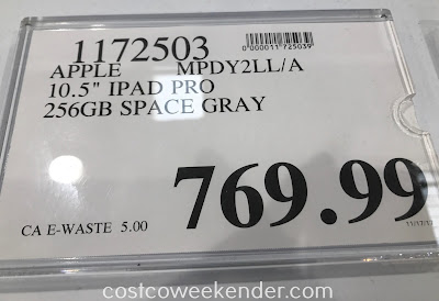 Deal for the Apple iPad Pro 10.5in 256GB Space Gray (MPDY2LL/A) at Costco