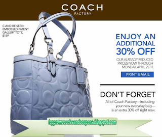 Free Printable Coach Coupons