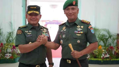 Dandim Palangka Raya Sambut Hangat KASAD Jenderal TNI Dudung Abdurachman