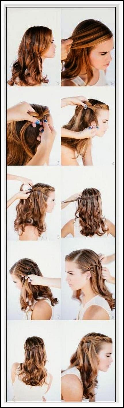 Model rambut  kepang  modern 