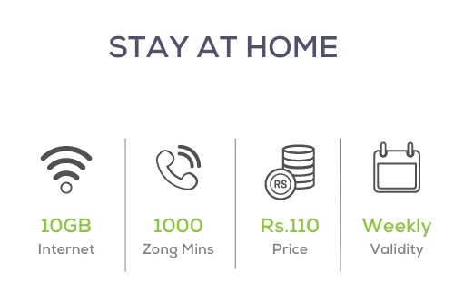Zong Weekly Stay At Home Offer