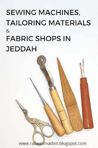 sewing machine, tailoring materials and fabric shops in jeddah rabeea made it