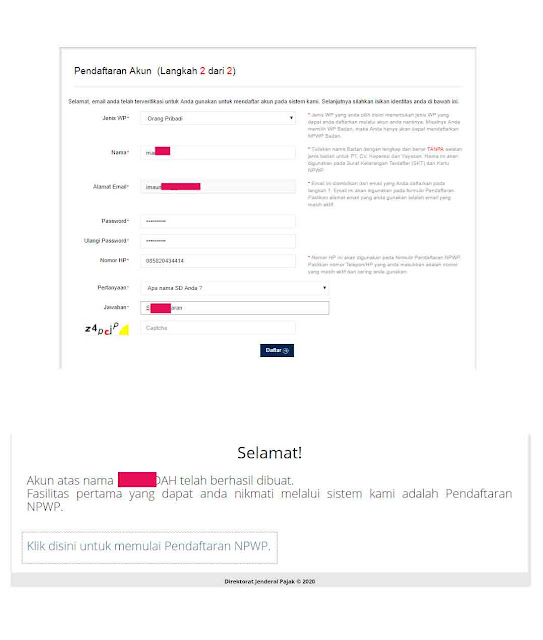 cara pendaftaran npwp online terbaru 2022 tahap Verivikasi