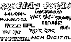 Graffiti Fonts,Fonts Graffiti