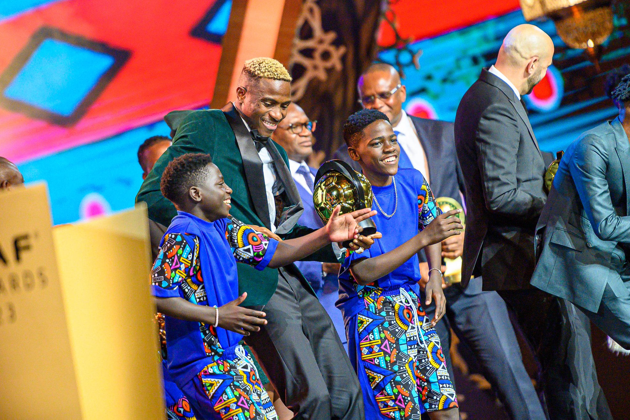 Nigeria striker, Victor Osimhen, winner of 2023 CAF Men's Player Of The Year