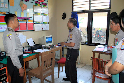 Supervisi Sat Binmas Polres Bantul ke Unit Binmas Polsek Pajangan