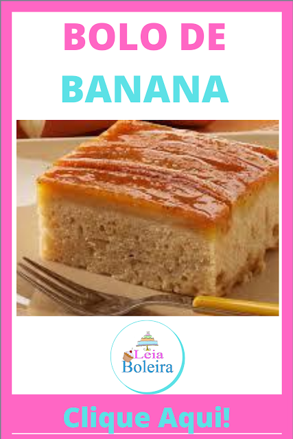 BOLO DE BANANA CREMOSO FÁCIL !!! RECEITINHAS COM AMOR.