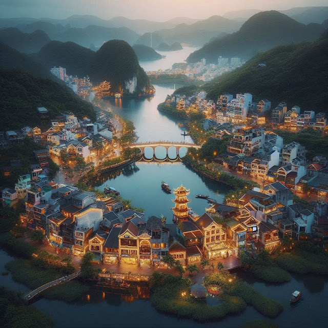 Vietnam's Bustling Cities and Tranquil Countryside