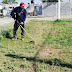 Limpieza permanente en jardines y parques de Río Bravo