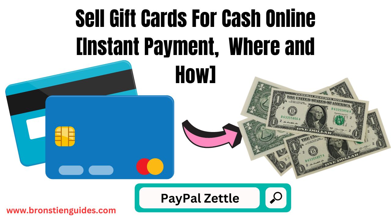 sell gift cards for cash online [instant payment, where and how]