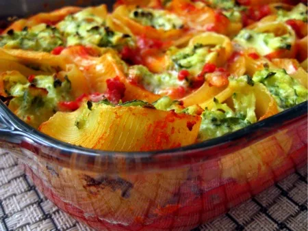 Courgette and Ricotta Stuffed Pasta