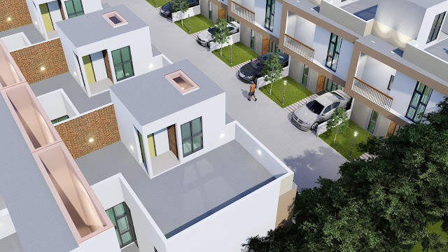 gambar roof garden townhouse