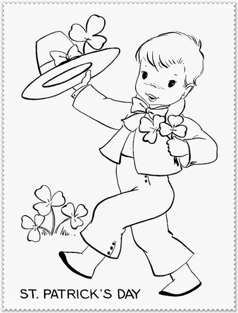 saint patrick's day printable coloring pages
