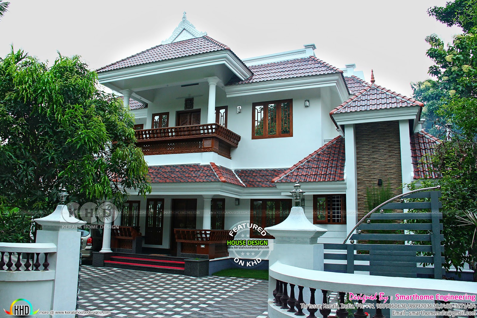 2810 sq ft finished Kerala  home  plan Kerala  home  design  