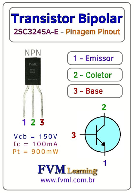 Datasheet-Pinagem-Pinout-Transistor-NPN-2SC3245A-E-Características-Substituições-fvml