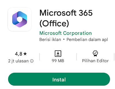 Aplikasi untuk menulis dokumen di HP