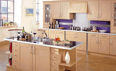 Beech Kitchen Cabinets