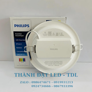 Đèn LED âm trần Philips đa dạng mẫu mã